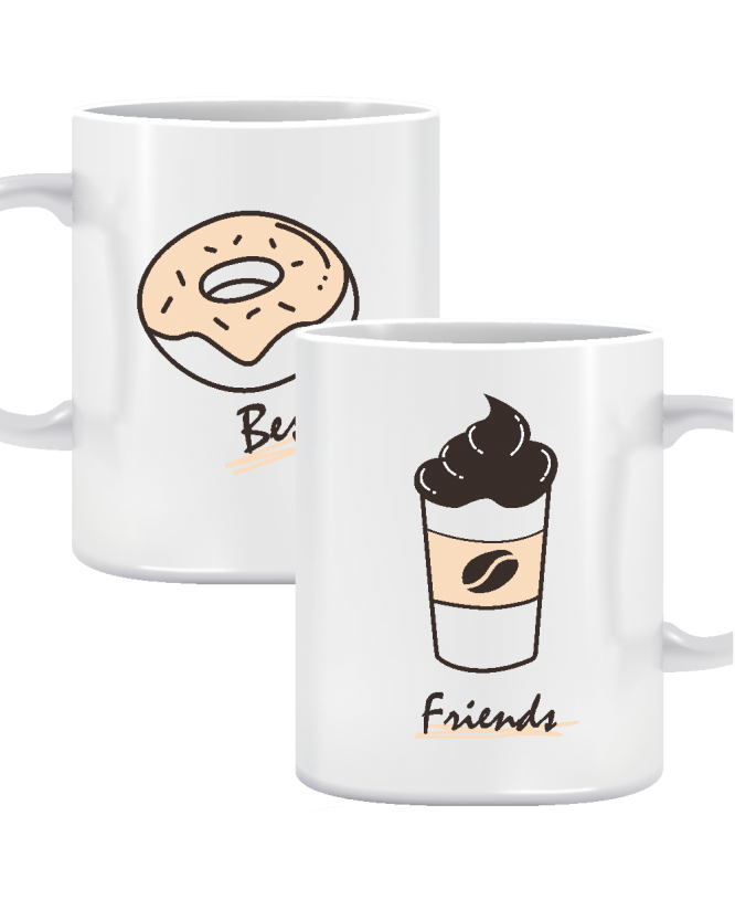 puodeliai Donut Best / Cofee friends puodeliai Donut Best / Cofee friends